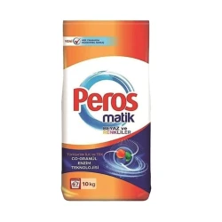 Yuyucu toz Peros Matik rəngli və ağ paltarlar üçün, avtomat, 10 kq
