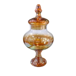 Сахарница NH_SED17, 33x15 см, стекло, желтая