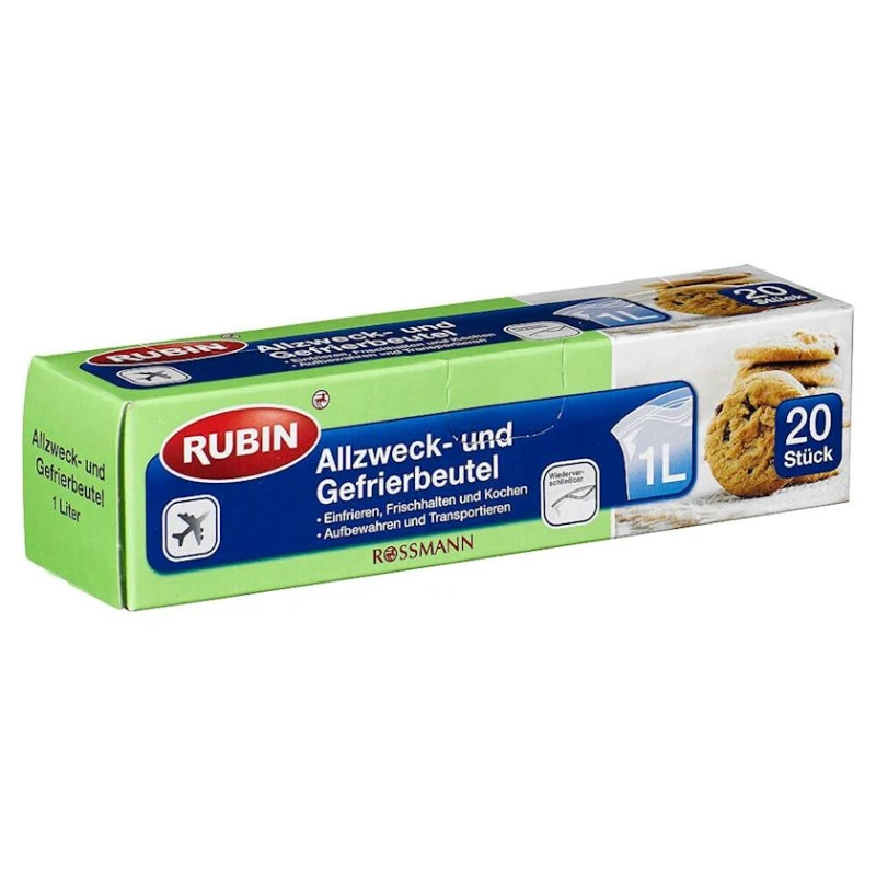 Пакет для заморозки Rubin Allzweck Und, 1 л, 20 шт Пакет для заморозки Rubin Allzweck Und, 1 л, 20 шт