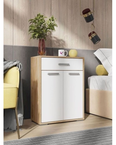 Tumba 59.9x29.4x79.6 sm, LDSP, Ağ/Qəhvəyi