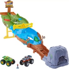 Oyun dəsti Mattel Hot Wheels Monster Trucks Wreckin' Raceway HGV12