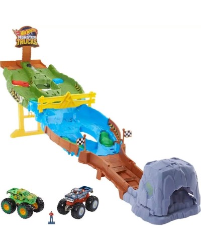 Oyun dəsti Mattel Hot Wheels Monster Trucks Wreckin' Raceway HGV12