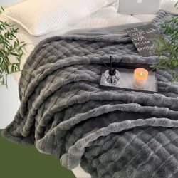 Покрывало Narlı 000745, 160x210 см, односпальный, серый