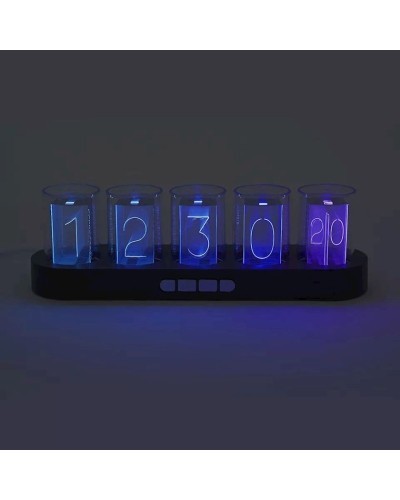Elektron saat Rainbow Nixie, rəngbərəng