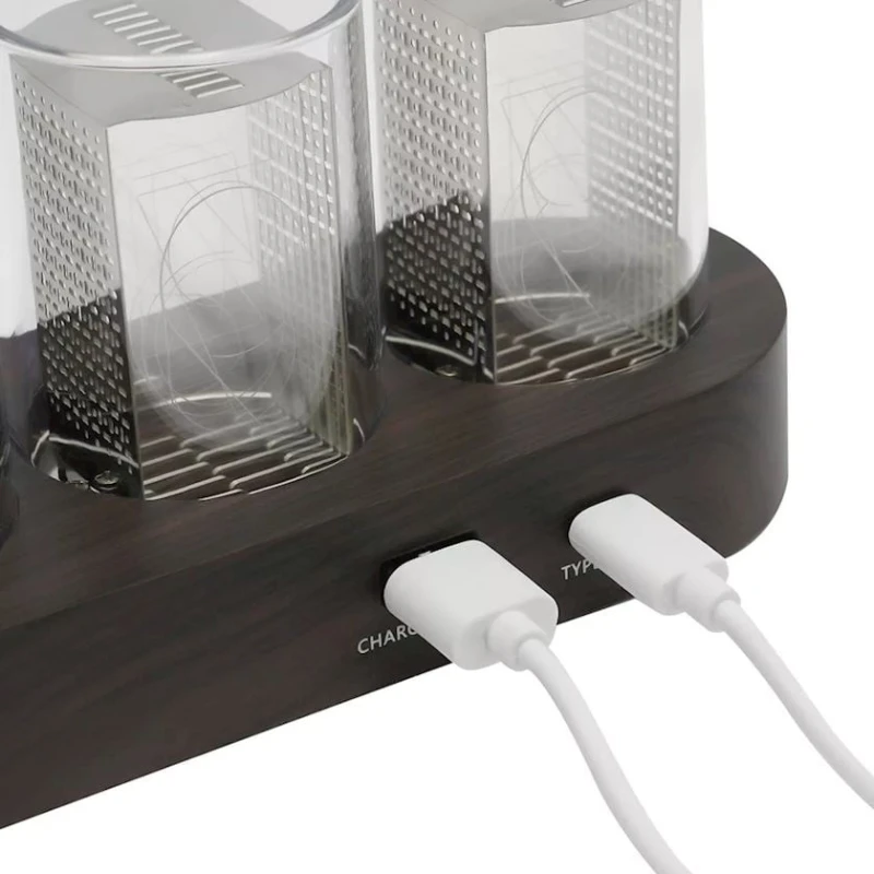 Elektron saat Rainbow Nixie, rəngbərəng