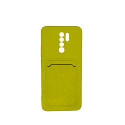 Чехол Silikon Card Case для Xiaomi Redmi 9, Yellow
