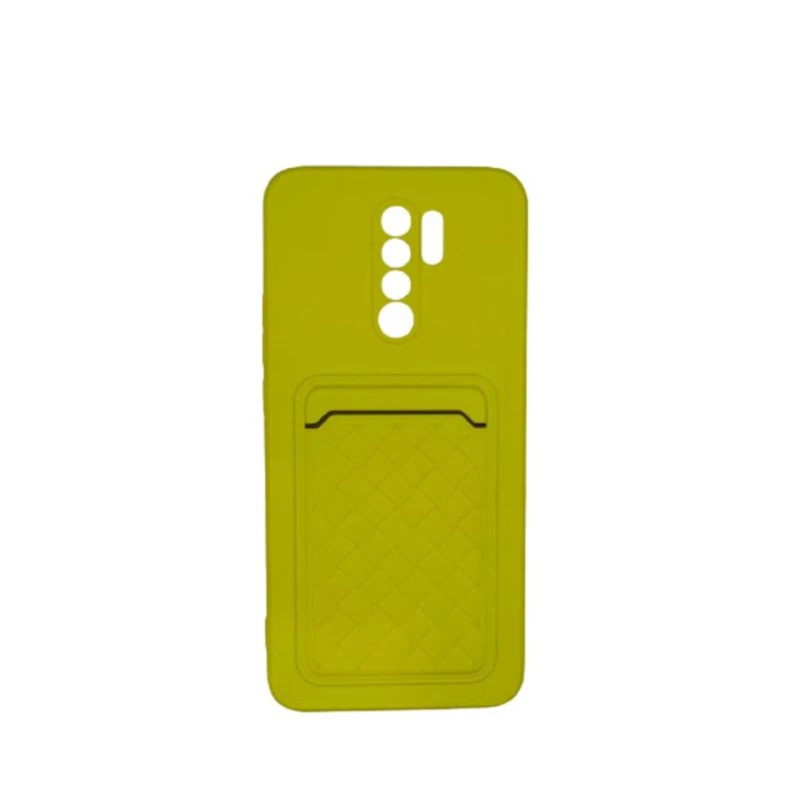 Чехол Silikon Card Case для Xiaomi Redmi 9, Yellow