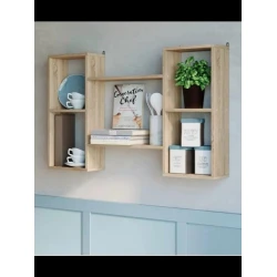 Настенная полка Art Mebel 138, ламинат, 100х60х15 см, Votan