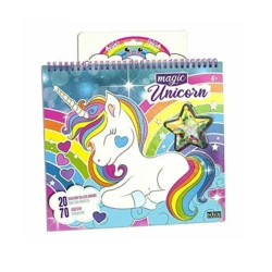 Раскраска Nice Girabrilla Book Magic Unicorno
