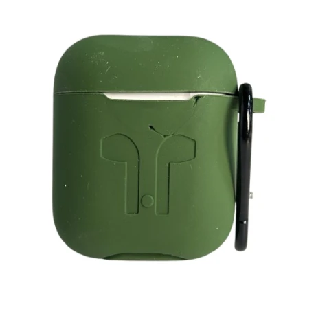 Qulaqlıq üçün çexol Apple Airpods 2 Silicone Green