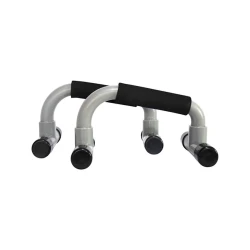 Упоры для отжиманий Boster, пластиковые, черный/серый