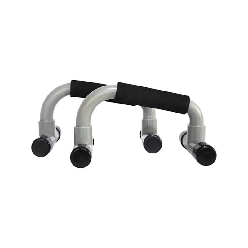 Упоры для отжиманий Boster, пластиковые, черный/серый