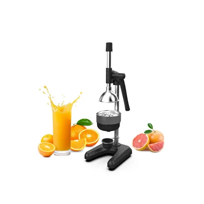 Соковыжималка-Пресс Hausberg HB-H 1701, для цитрусовых и гранатов, нержавеющая сталь/пластик, черный