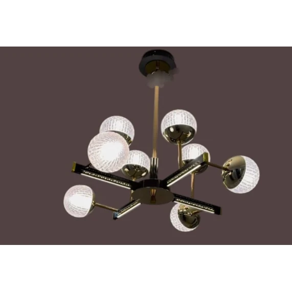 Подвесной светильник 1068, черный/золотистый Подвесной светильник 1068, черный/золотистый