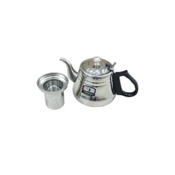Заварной чайник HMSD_K372 серебристый, нержавеющая сталь, 1000 мл