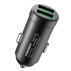 Зарядное устройство автомобильное Denmen DZ16 2USB 2.4A Black