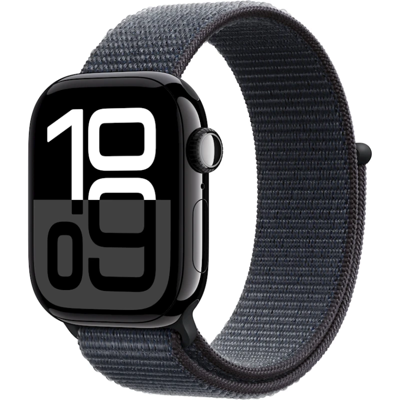 Умные часы Apple Watch Series 10 GPS 42mm Jet Black Aluminium Case with Ink Sport Loop Умные часы Apple Watch Series 10 GPS 42mm Jet Black Aluminium Case with Ink Sport Loop