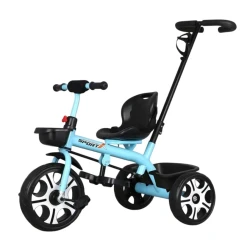 Детский трехколесный велосипед 5237_120, голубой, 1-3 года Детский трехколесный велосипед 5237_120, голубой, 1-3 года