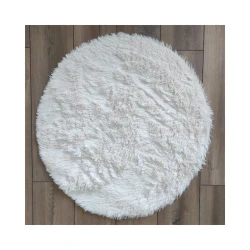 Коврик прикроватный Halıforum Do-Tav, мех кролика, 140x140 см Коврик прикроватный Halıforum Do-Tav, мех кролика, 140x140 см