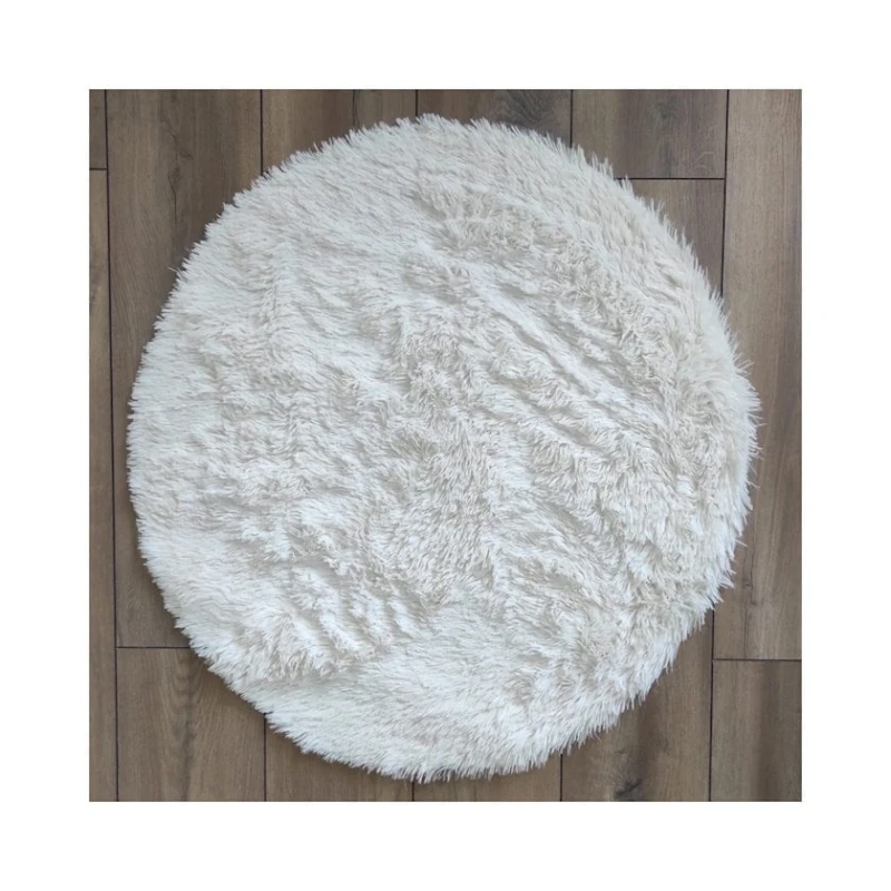 Коврик прикроватный Halıforum Do-Tav, мех кролика, 140x140 см Коврик прикроватный Halıforum Do-Tav, мех кролика, 140x140 см
