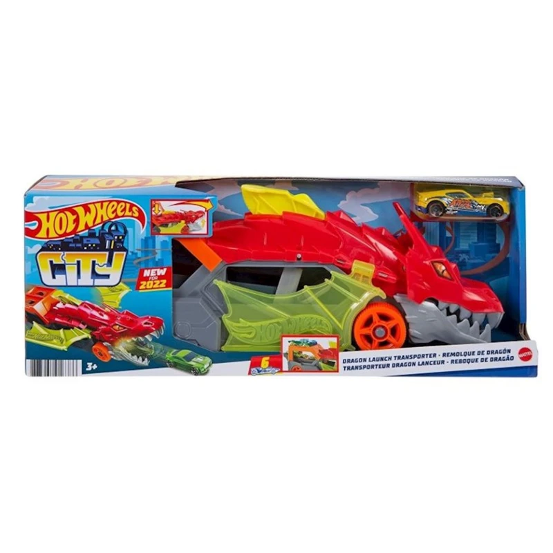 Oyun dəsti Hot Wheels Dragon Launch Transporter 7.6х35.5х12.7 sm, 3+ yaş Oyun dəsti Hot Wheels Dragon Launch Transporter 7.6х35.5х12.7 sm, 3+ yaş