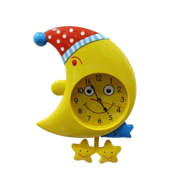 Uşaq divar saatı SS-031, sarı