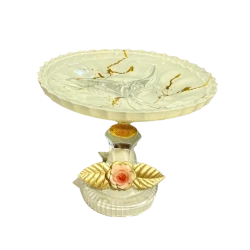 Çərəz qabı Mondo 20х20 sm, şüşə, bej Çərəz qabı Mondo 20х20 sm, şüşə, bej