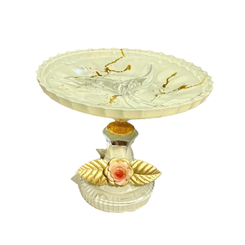 Менажница Mondo 20х20 см, стекло, бежевый