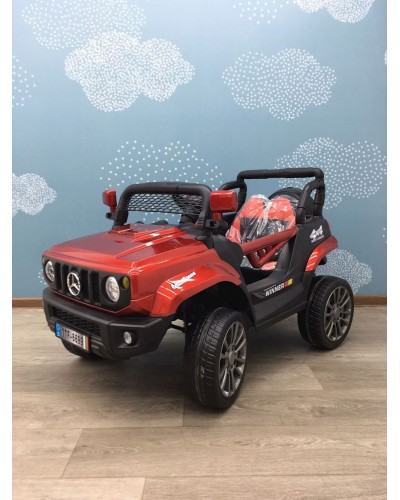 Uşaq elektrik avtomobili 585, qara/qırmızı