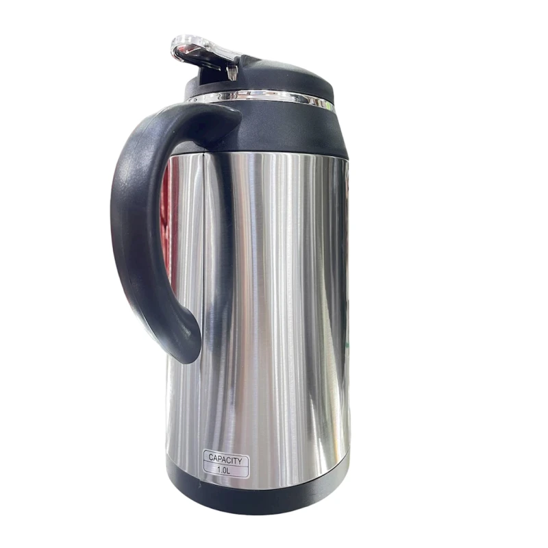 Termos ZTW-TZ9, metal/şüşə, boz, 1 l