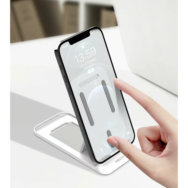 Подставка для телефона Recci RHO-M09 White