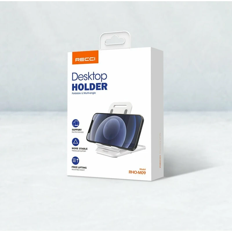 Подставка для телефона Recci RHO-M09 White