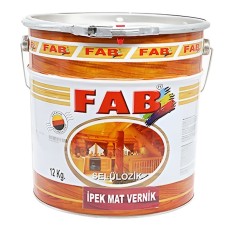 Selülozik lak FAB boya, 12 l, ipək mat