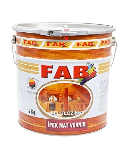 Selülozik lak FAB boya, 12 l, ipək mat