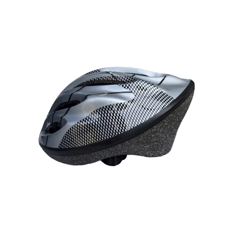 Велошлем 1001381, серый/черный