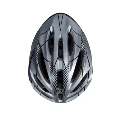 Велошлем 1001381, серый/черный