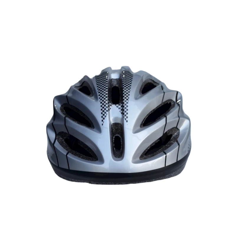 Велошлем 1001381, серый/черный