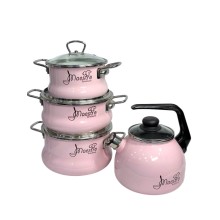 Qab-qacaq dəsti Vitross maestro_pink_fulldest, mina, çəhrayı, 4 əd