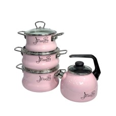 Qab-qacaq dəsti Vitross maestro_pink_fulldest, mina, çəhrayı, 4 əd