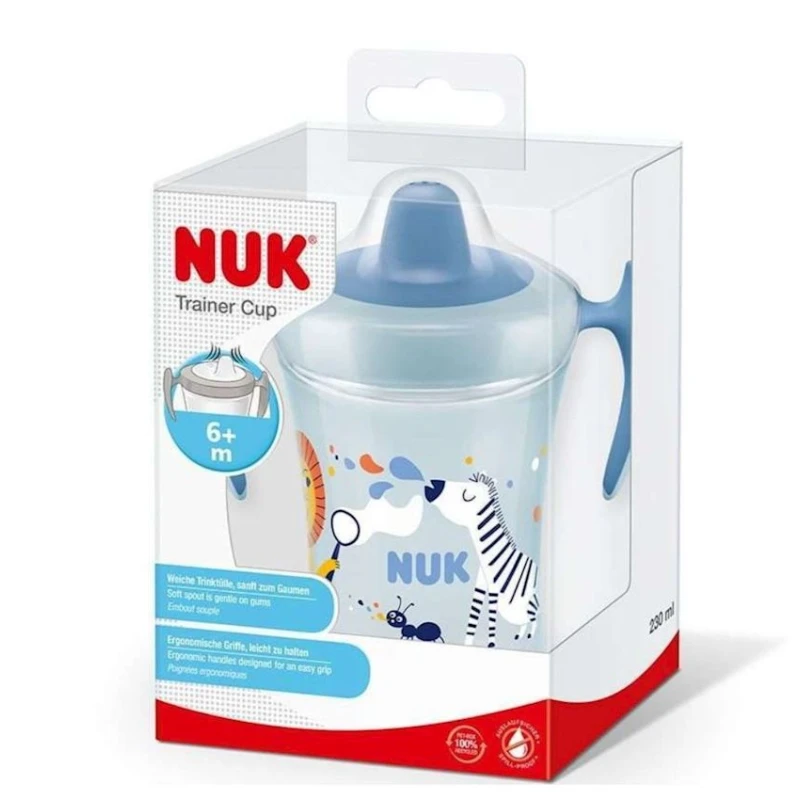 Детский поильник-непроливайка Nuk Trainer, 230 мл, товар в ассортименте Детский поильник-непроливайка Nuk Trainer, 230 мл, товар в ассортименте
