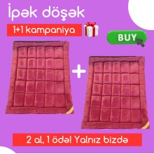 Döşək MiraNova 0078, 160x200 sm, qırmızı (1+1 hədiyyə)