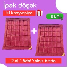 Döşək MiraNova 0078, 160x200 sm, qırmızı (1+1 hədiyyə)