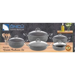 Набор посуды Öncü Savelon, серый, 16 предметов