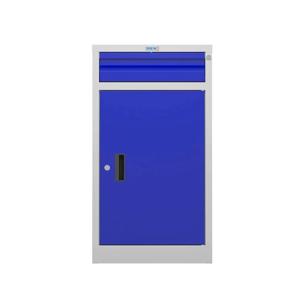 Тумба для инструментов Profi W WD-2, 840x460x640 мм, серая/синяя Тумба для инструментов Profi W WD-2, 840x460x640 мм, серая/синяя