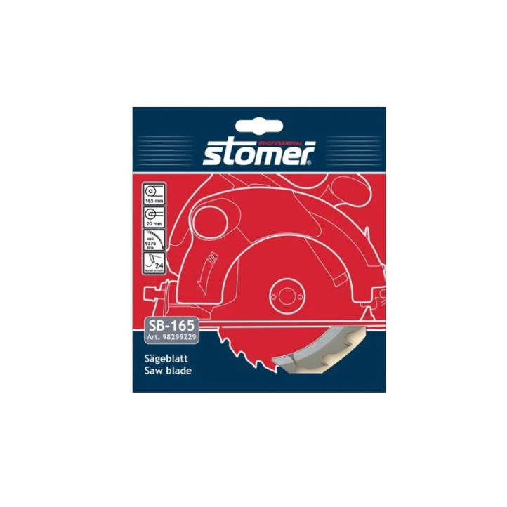 Mişar diski Stomer SB-165, 165x20x2.2 24T Mişar diski Stomer SB-165, 165x20x2.2 24T