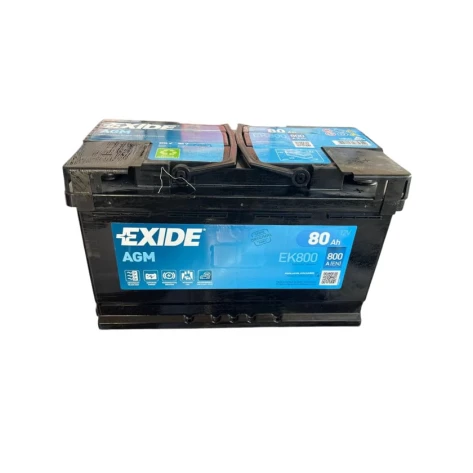 Автомобильный аккумулятор Exide AGM EK800 80AH 800A Автомобильный аккумулятор Exide AGM EK800 80AH 800A