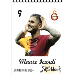 Блокнот Sketchbook Mauro Icardi, A5, 30 листов