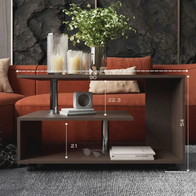 Журнальный стол Letta 3563_Letta25JurnKrushonVen, темно-коричневый, 47.5x50x90 см Журнальный стол Letta 3563_Letta25JurnKrushonVen, темно-коричневый, 47.5x50x90 см