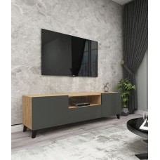 TV üçün tumba Qred ev_12115493, LDSP, antrasit/qəhvəyi, 180x45x35 sm