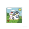 Набор для рисования Miniso Penguin Family, 25x25 см